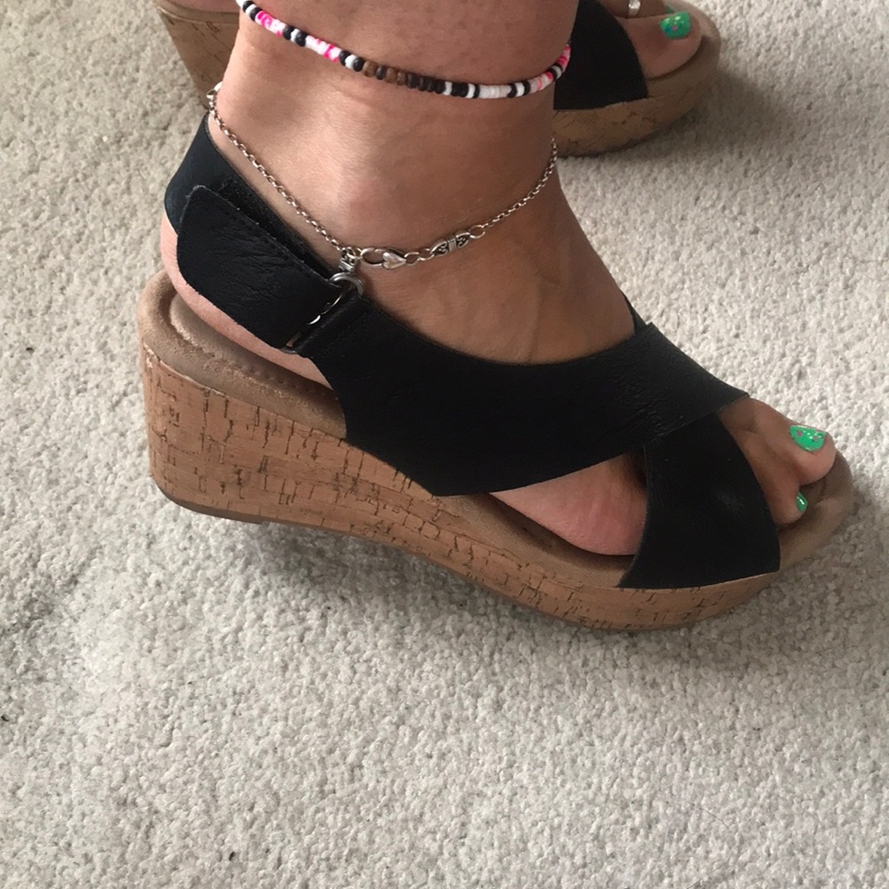 Woman’s wedge sandals